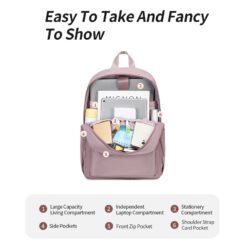 Alternative view of CHANTRIA γυναικεία τσάντα πλάτης CB00649 με θήκη laptop 14", 14.3L, χακί