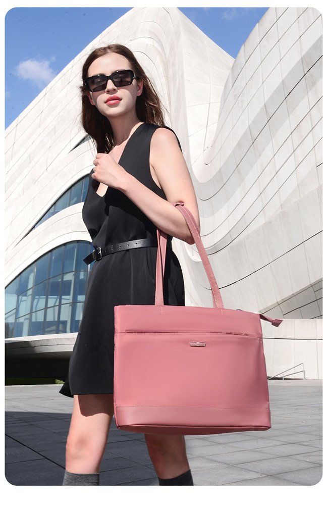 CHANTRIA γυναικεία τσάντα ώμου CB00789 για laptop 15.6", 12L, μωβ - Image 2