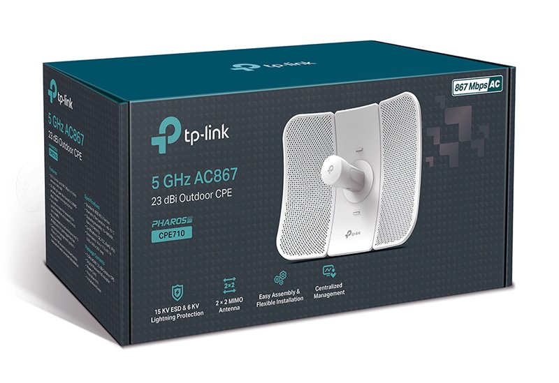 TP-LINK 23dBi outdoor CPE CPE710, AC 867Mbps 5GHz, Ver. 1.0 - Image 3