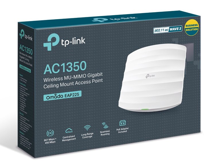 TP-LINK ασύρματο access point EAP225, AC1350, Ceiling Mount, Ver. 3.0 - Image 4