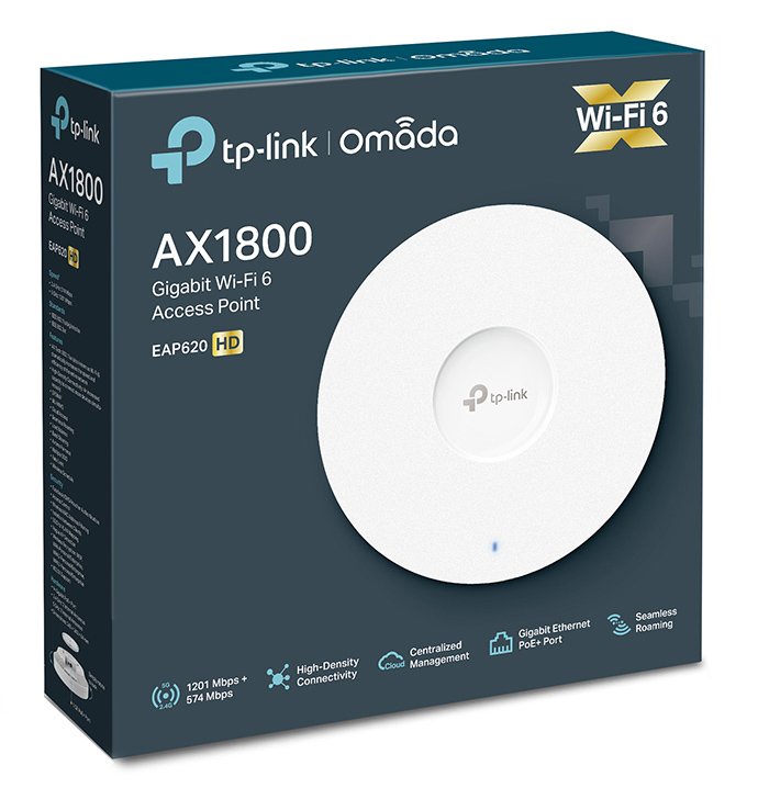 TP-LINK access point EAP620 HD, AX1800, WiFi 6, ceiling mount, Ver. 2.0 - Image 3
