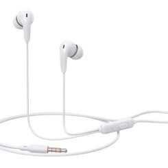 Alternative view of CELEBRAT earphones με μικρόφωνο G26, 3.5mm σύνδεση, Φ10mm, 1.2m, λευκά