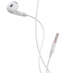 Alternative view of CELEBRAT earphones με μικρόφωνο G27, 3.5mm σύνδεση, Φ14mm, 1.2m, λευκά