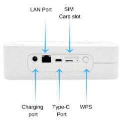 OLAX router 5G LTE G5010 με LAN θύρα, Wi-Fi 6, dual band, 4000mAh