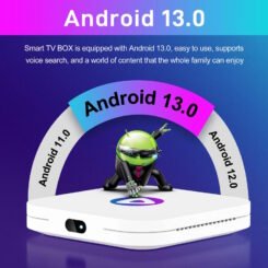 Alternative view of H96 MAX TV Box Μ1, 8K, RK3528, 4/64GB, WiFi, Bluetooth, Android 13