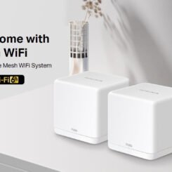 MERCUSYS Mesh WiFi 6 System Halo H60X, 1500Mbps Dual Band, 3τμχ, V.1.0