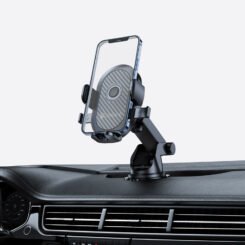 Alternative view of CELEBRAT βάση smartphone αυτοκινήτου HC-02 για ταμπλό, μαύρη