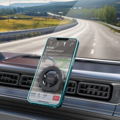 CELEBRAT βάση smartphone αυτοκινήτου HC-13, αεραγωγών, μαγνητική, μαύρη