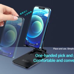 CELEBRAT βάση smartphone/tablet HC-18, foldable, μαύρη