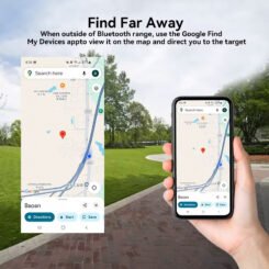 Alternative view of HAVEDEER smart tag ACCUTAG για Android συσκευές, Bluetooth tracker, λευκό
