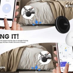 Alternative view of MILI smart tag MiTag Duo για iOS & Android συσκευές, Bluetooth tracker, λευκό