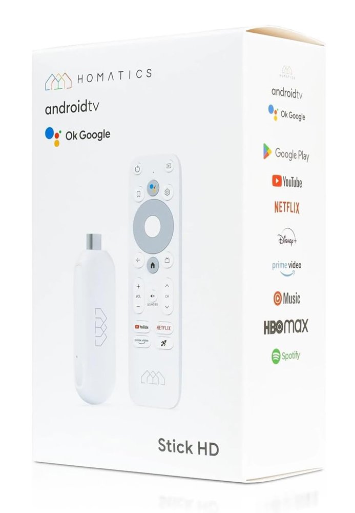 HOMATICS TV Stick HD, 1080p, 1/32GB, WiFi, Google/Netflix πιστοποίηση, Android 11 - Image 5