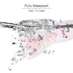 HTC αποτριχωτική μηχανή HL-026, 4 σε 1, επαναφορτιζόμενη, αδιάβροχη, ροζ