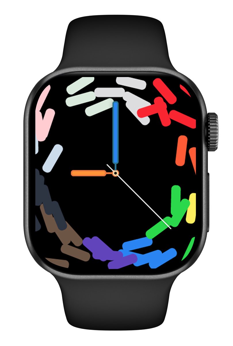 INTIME smartwatch A10 Pro με 2x λουράκια, heart rate, 2.04" AMOLED, IP65, μαύρο - Image 2