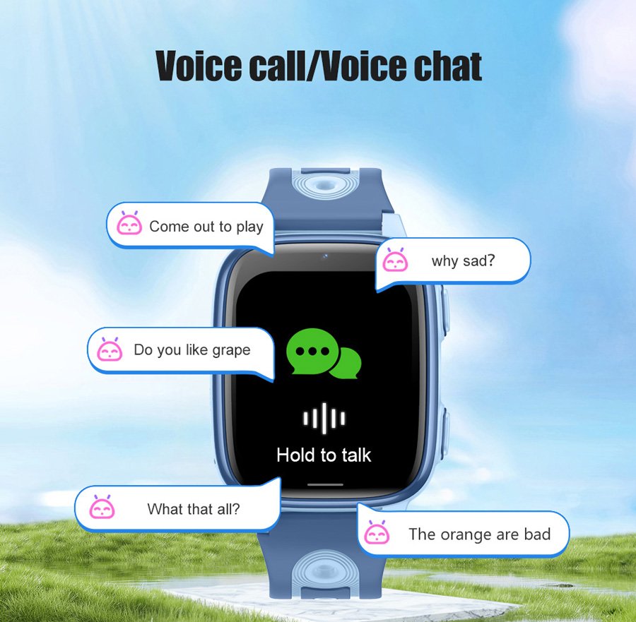 INTIME GPS smartwatch για παιδιά IT-072, 1.83", κάμερα, 4G, IPX5, μπλε - Image 6