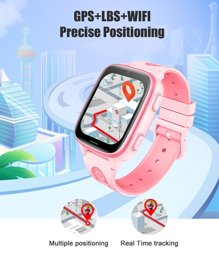 INTIME GPS smartwatch για παιδιά IT-072, 1.83", κάμερα, 4G, IPX5, μπλε - Image 7