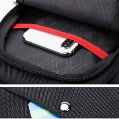 ARCTIC HUNTER τσάντα ώμου K00063 με θήκη tablet, 4L, μαύρη