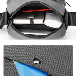 ARCTIC HUNTER τσάντα ώμου K00063, 4L, γκρι