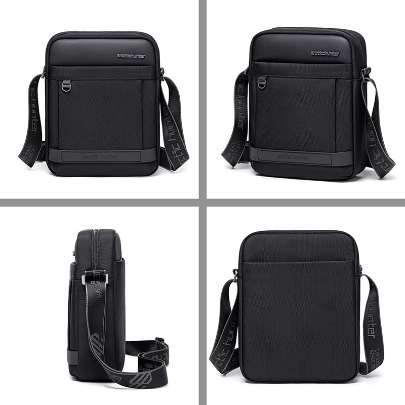 ARCTIC HUNTER τσάντα ώμου K00162 με θήκη tablet, 5L, μαύρη - Image 3