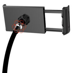 Alternative view of KAKUSIGA επιτραπέζια βάση smartphone/tablet KSC-463, μαύρη