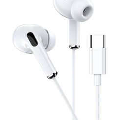 Alternative view of KAKUSIGA earphones με μικρόφωνο KSC-727, USB-C σύνδεση, 14.2mm, 1.2m, λευκά