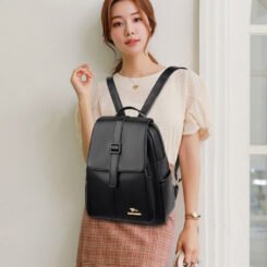 BALIDAISHU γυναικεία τσάντα πλάτης LBAG-0009, μαύρη