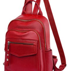 ROXXANI γυναικεία τσάντα πλάτης LBAG-0020, κόκκινη