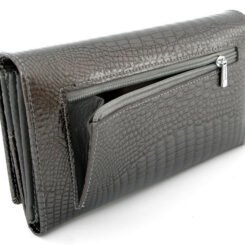 Alternative view of HENGHUANG γυναικείο πορτοφόλι LBAG-0029, δερμάτινο, γκρι