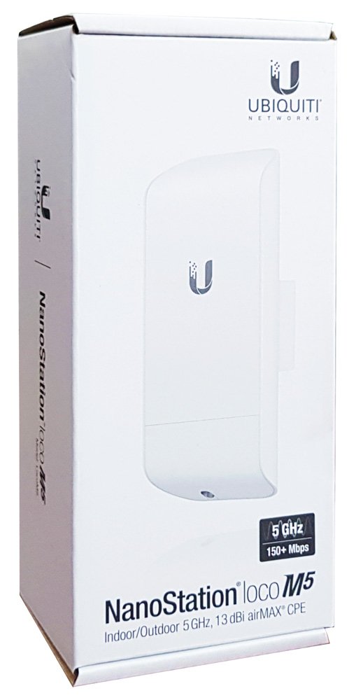 UBIQUITI LocoM5 NanoStation 5GHz 13dBi airMAX MIMO Outdoor AP-CPE - Image 2