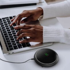 CMTECK επιτραπέζιο μικρόφωνο M003, omnidirectional, USB, μαύρο