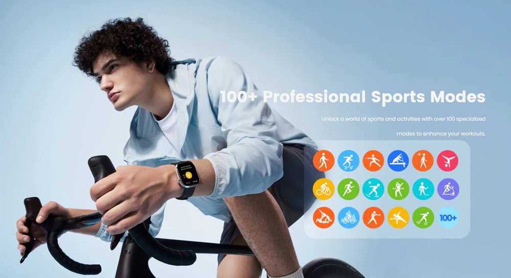 MIBRO smartwatch C4, heart rate, 2.01" TFT, 2 ATM, γκρι - Image 8