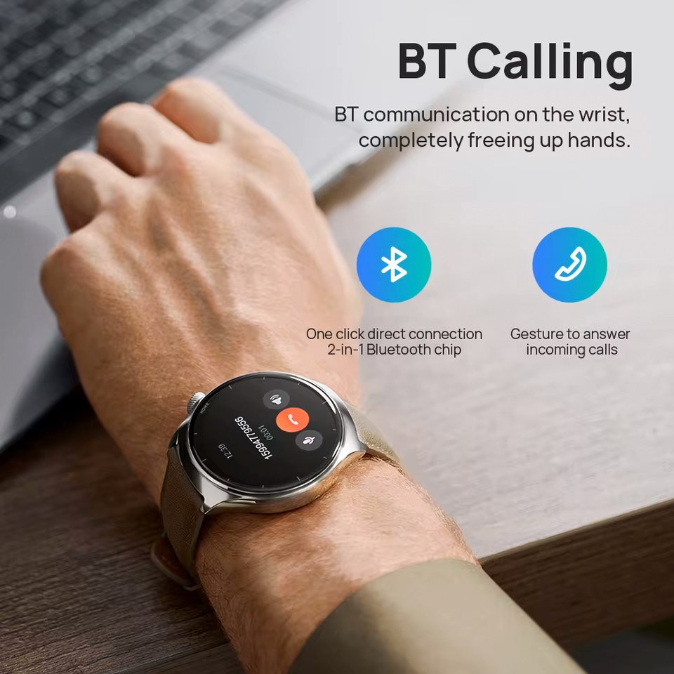 MIBRO smartwatch Lite 3 Pro με 2x λουράκια, heart rate, 1.32" AMOLED, GPS, 5 ATM, μαύρο/πράσινο - Image 6