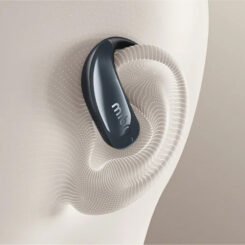 MIBRO earphones με θήκη φόρτισης OpenEar, OWS, ENC, 45/400mAh, μαύρα