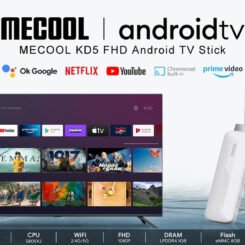 MECOOL TV Stick KD5, Google & Netflix certificate, FHD, WiFi, Android 11