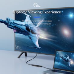 Alternative view of ORICO docking station MDK-5P, 5 θυρών, USB-C σύνδεση, 4K, μαύρο