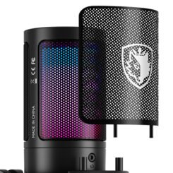 Alternative view of SADES gaming μικρόφωνο TYTO με βάση γραφείου & επιτραπέζια, pop φίλτρο, καρδιοειδές, USB, μαύρο