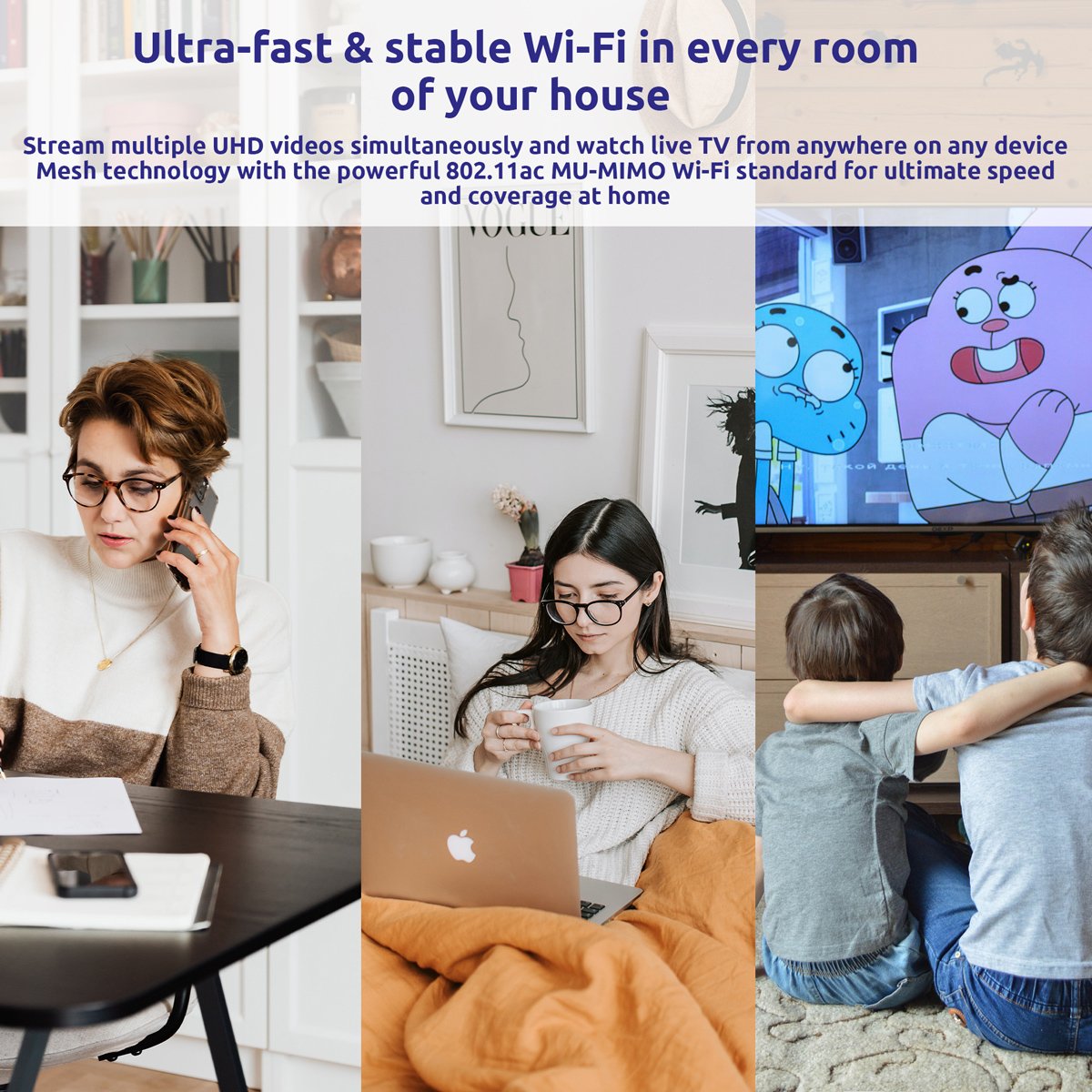 STRONG WiFi Mesh Home Kit ATRIA 1200 V2, 1200Mbps Dual Band, 2τμχ - Image 4