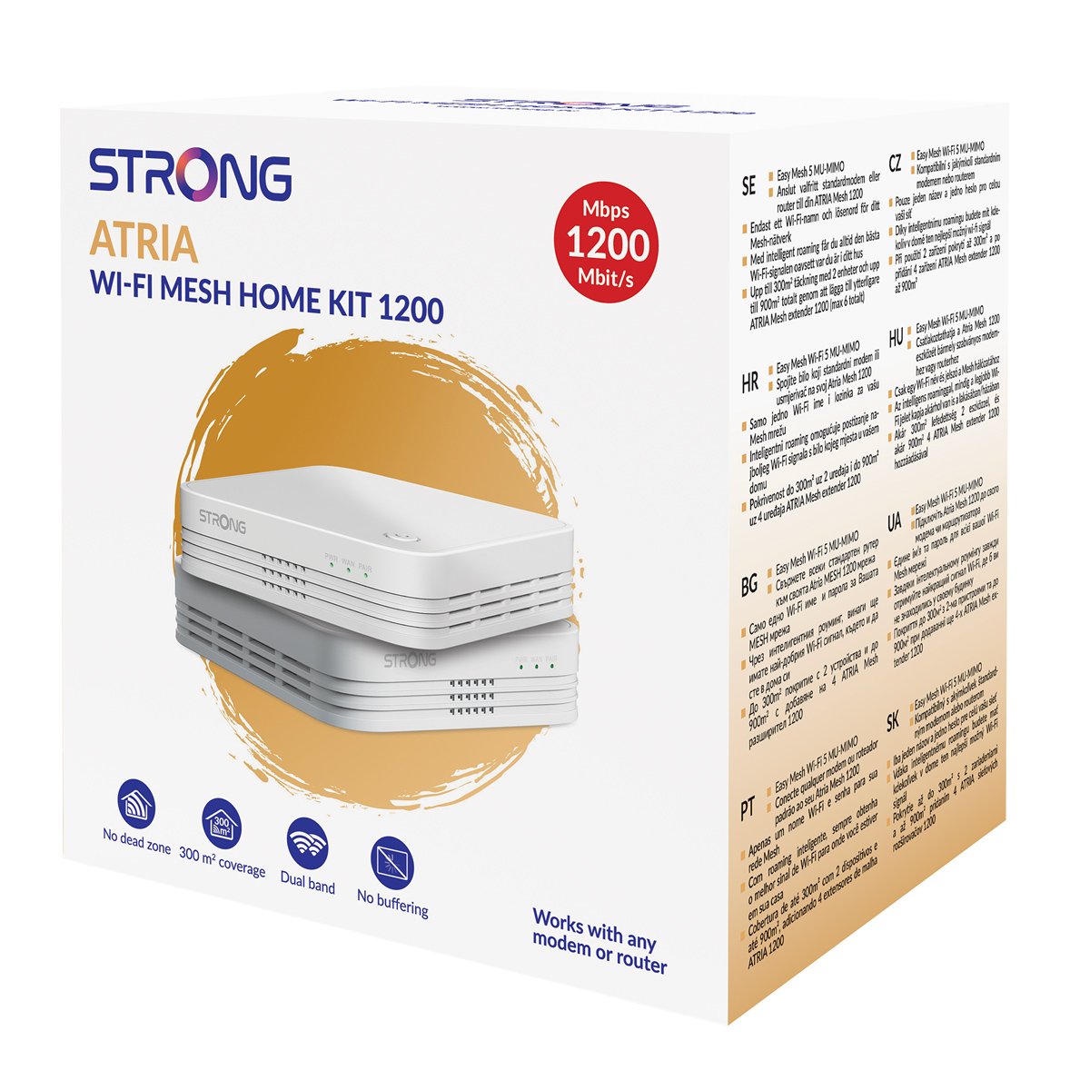 STRONG WiFi Mesh Home Kit ATRIA 1200 V2, 1200Mbps Dual Band, 2τμχ - Image 9