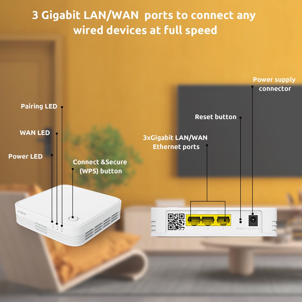 STRONG WiFi Mesh Home Kit ATRIA 1200 V2, 1200Mbps Dual Band, 3τμχ - Image 6