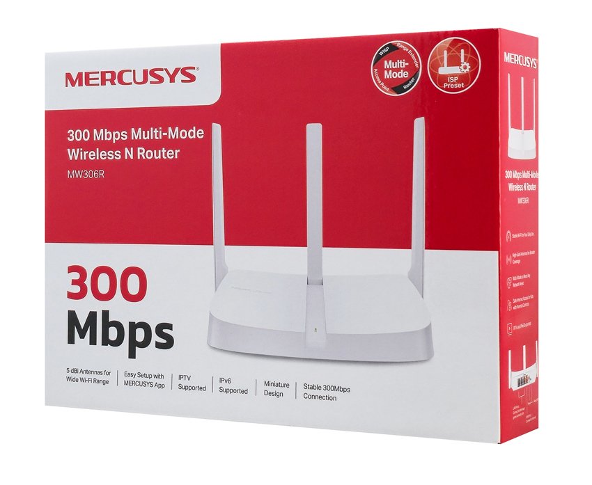 MERCUSYS router MW306R, 300Mbps, 3x 10/100Mbps LAN, Ver 1.20 - Image 4