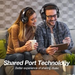 Alternative view of ONEODIO headset Monitor 40, 6.35mm & 3.5mm σύνδεση, Hi-Res, 50mm, μαύρο