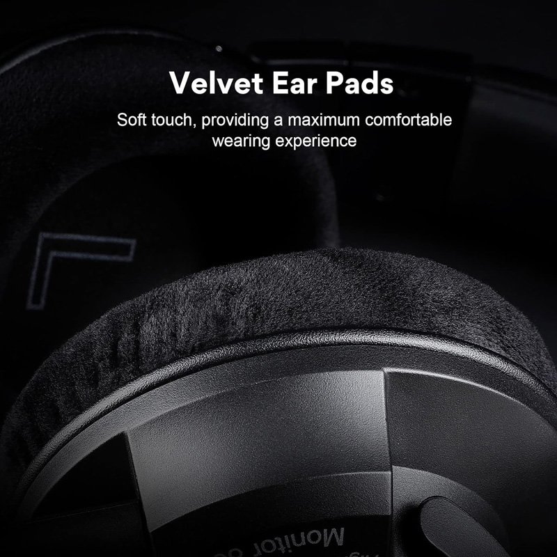 ONEODIO headset Monitor 80, 6.35mm & 3.5mm σύνδεση, Hi-Res, 40mm, μαύρο - Image 3