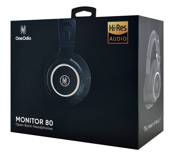 ONEODIO headset Monitor 80, 6.35mm & 3.5mm σύνδεση, Hi-Res, 40mm, μαύρο - Image 7