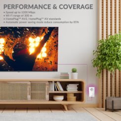 Alternative view of STRONG Powerline Kit POWERL1000DUOEUV2, Passthrough, 1000Mbps, 2τμχ