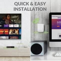 Alternative view of STRONG Powerline Kit POWERLWF600DUOMINI, 600Mbps, 300Mbps WiFi, 2τμχ