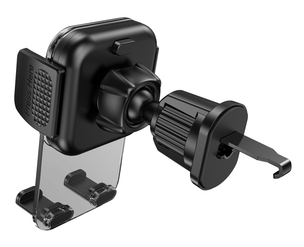 POWERTECH βάση smartphone αυτοκινήτου PT-1239 για αεραγωγούς, μαύρη - Image 4