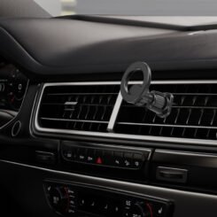 POWERTECH βάση smartphone αυτοκινήτου PT-1240, αεραγωγού, μαγνητική, μαύρη