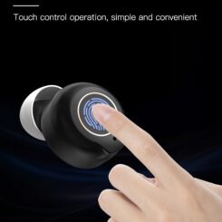 Alternative view of POWERTECH ακουστικά βαρηκοΐας PT-1247 με θήκη, επαναφορτιζόμενα, μαύρα