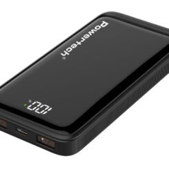 POWERTECH power bank PT-1326 με οθόνη, 10000mAh, 22.5W, μαύρο