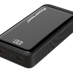 POWERTECH power bank PT-1327 με οθόνη, 20000mAh, 22.5W, μαύρο